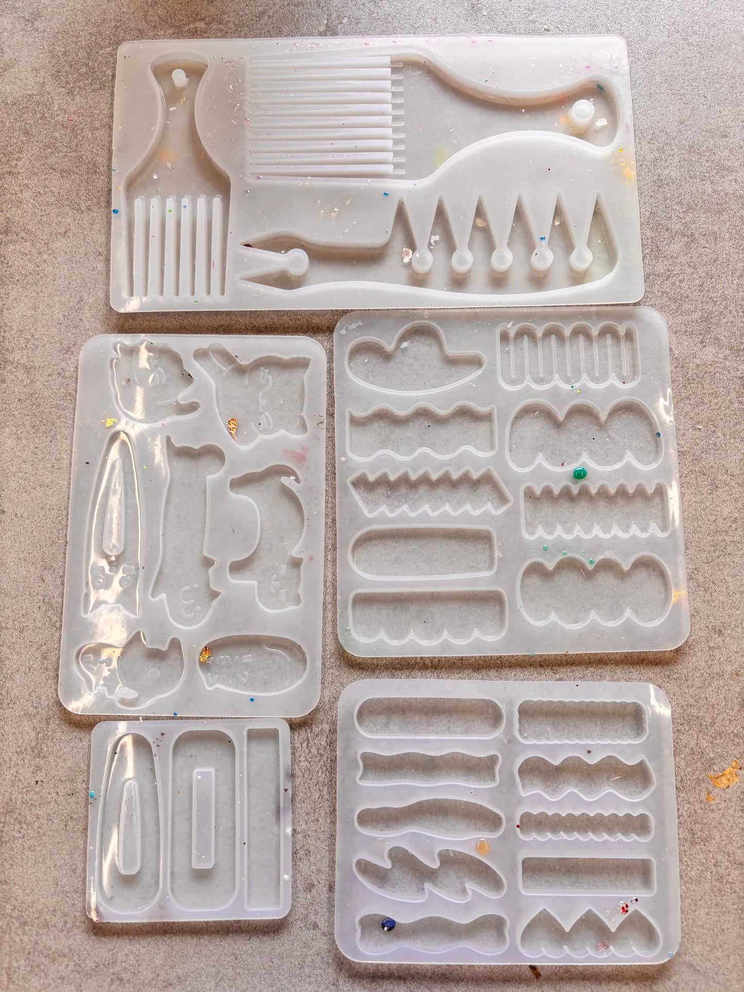 Collection of Resin Molds Lot 14