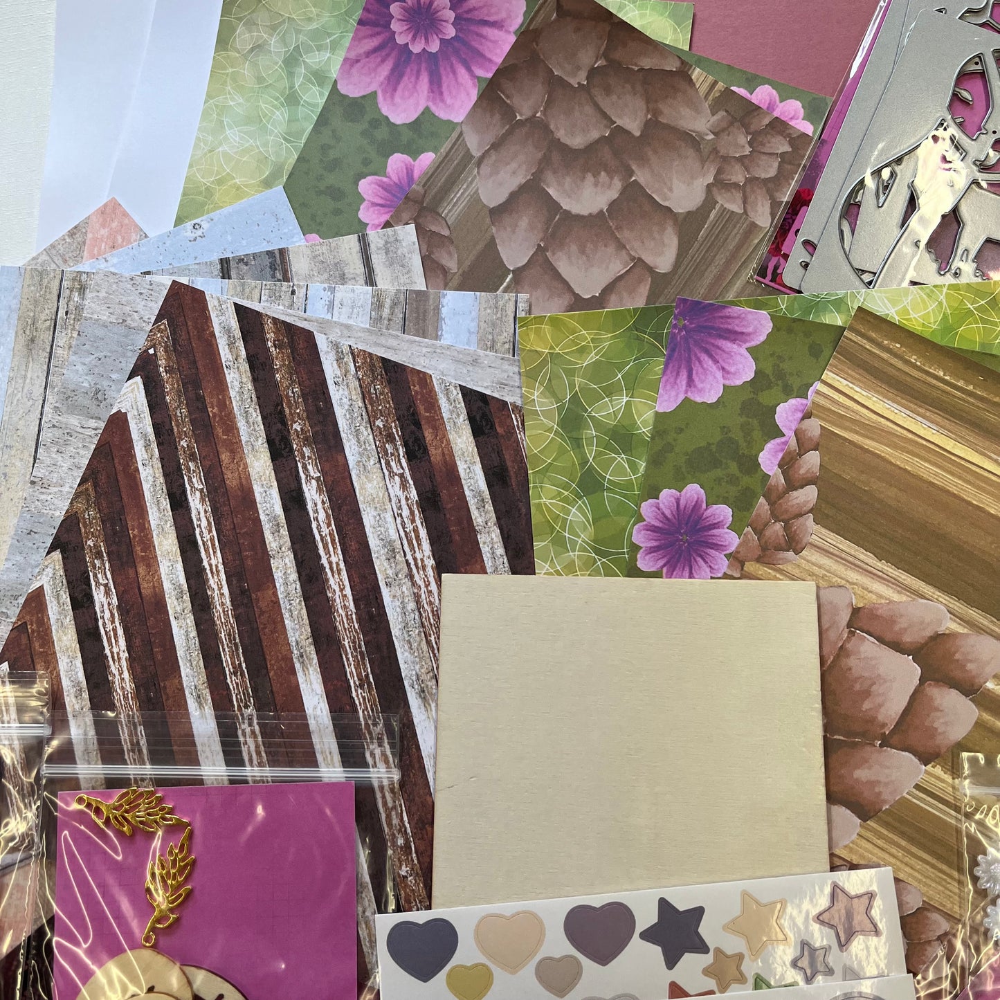 Tommy Turtle Mini Woodland Treasures Card Making Kit