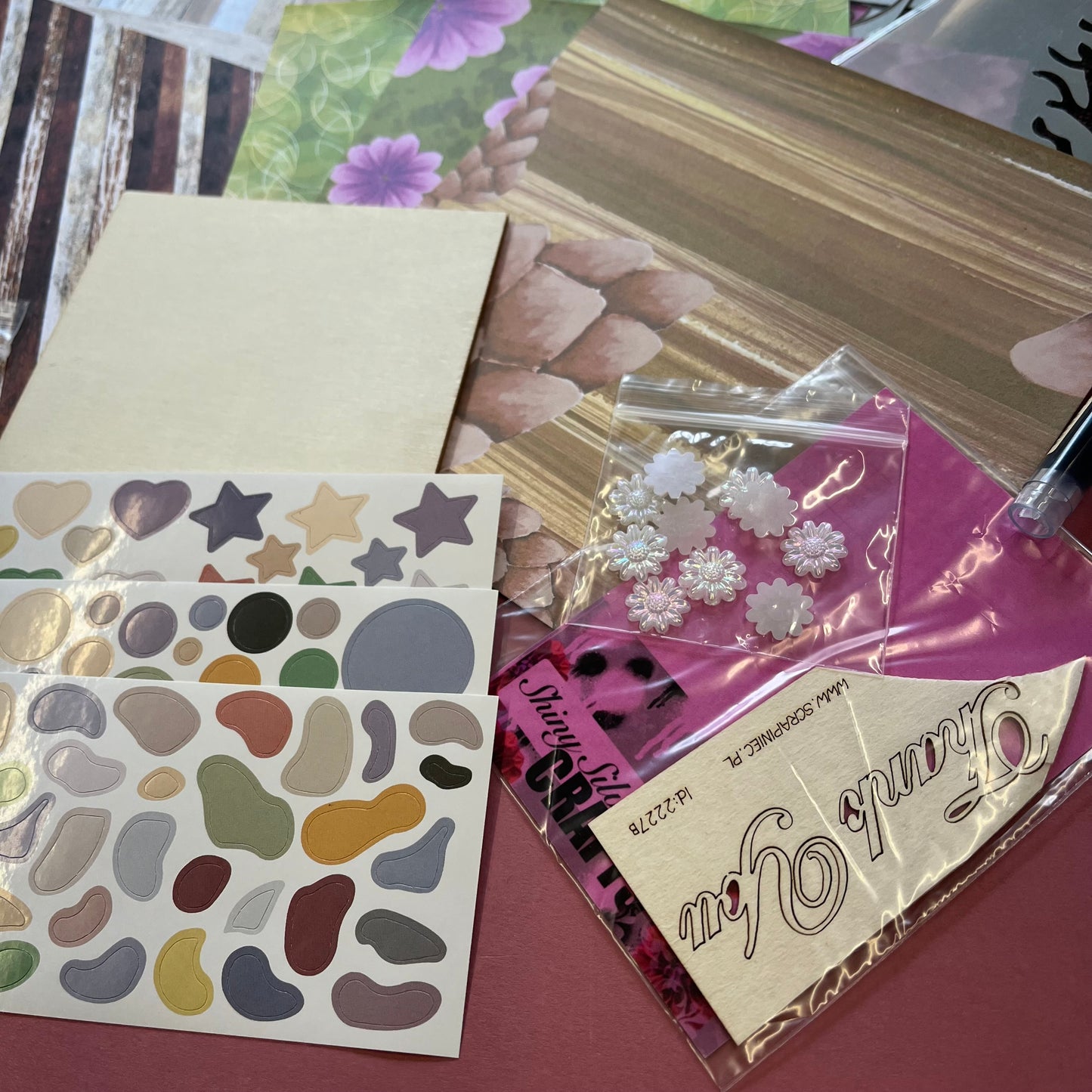 Tommy Turtle Mini Woodland Treasures Card Making Kit