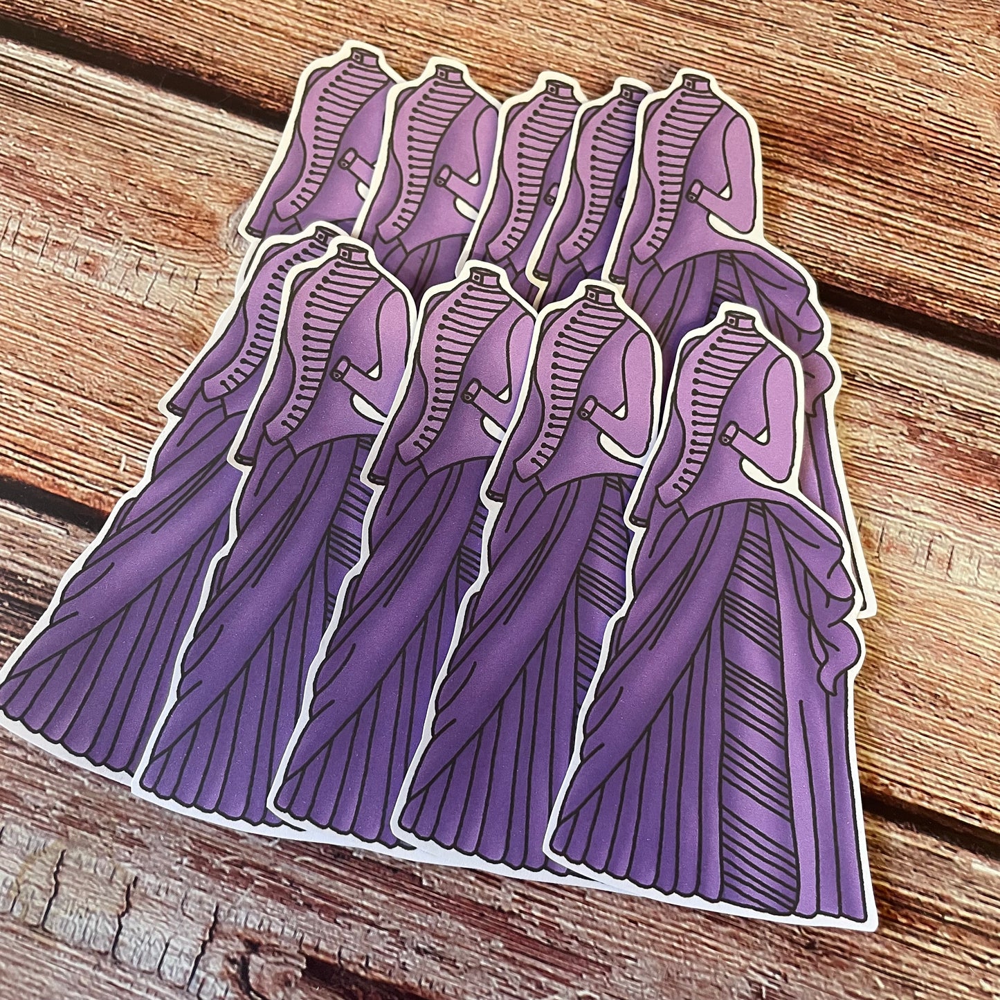 10 pcs Victorian Treasures Purple/Lilac Dress ephemera pack