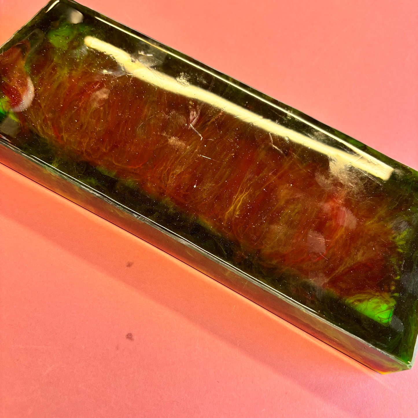 Long Autumnal Floral Trinket Tray