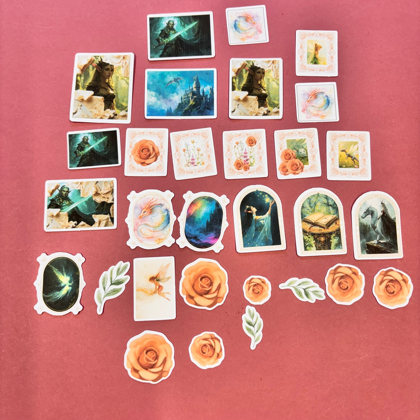70pcs Fantasy collage Ephemera Pack