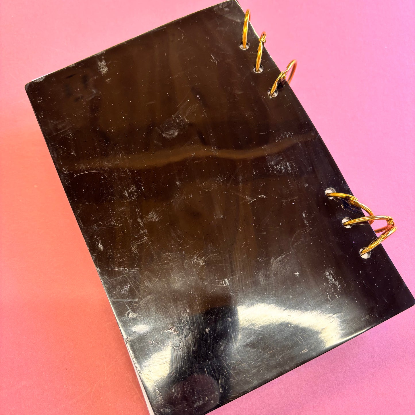 Blue and Purple Resin Dragon Eye A5 Blank Note Book