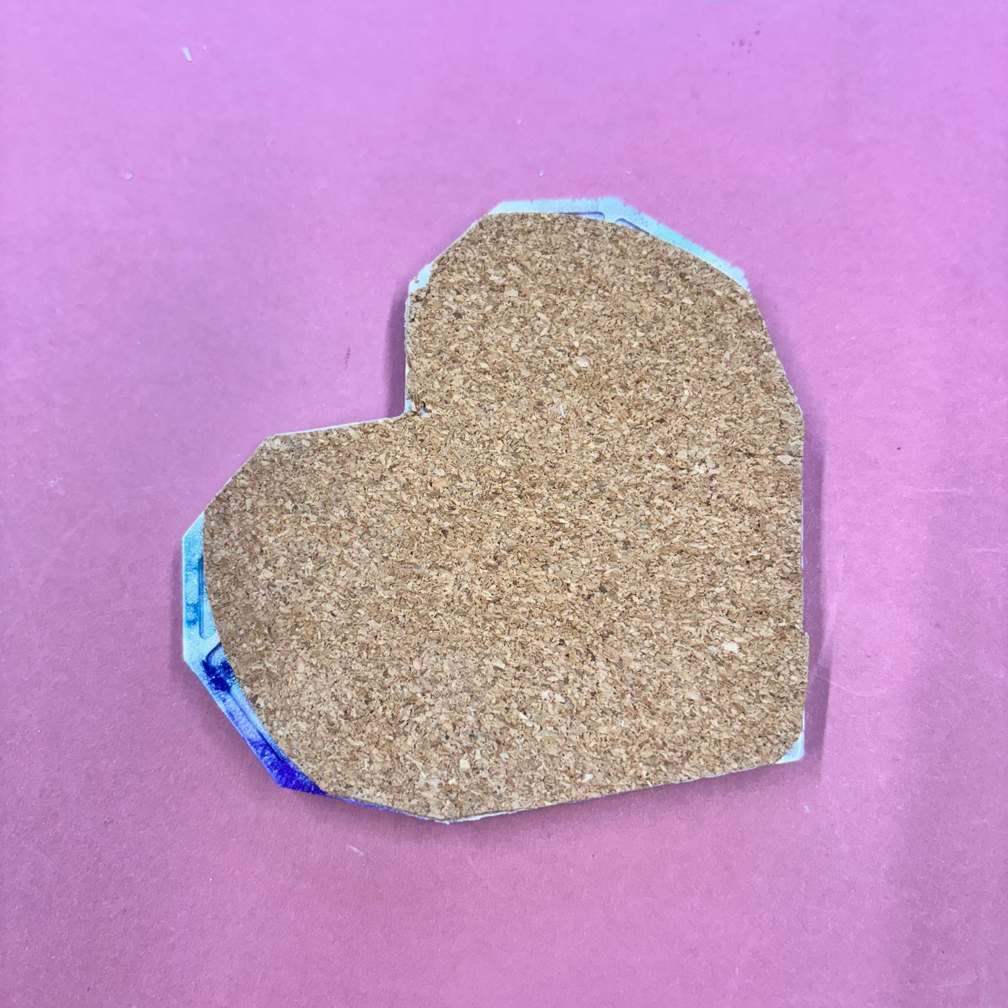 Purple Heart Resin Coaster
