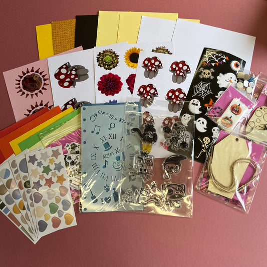 Halloween card making kit