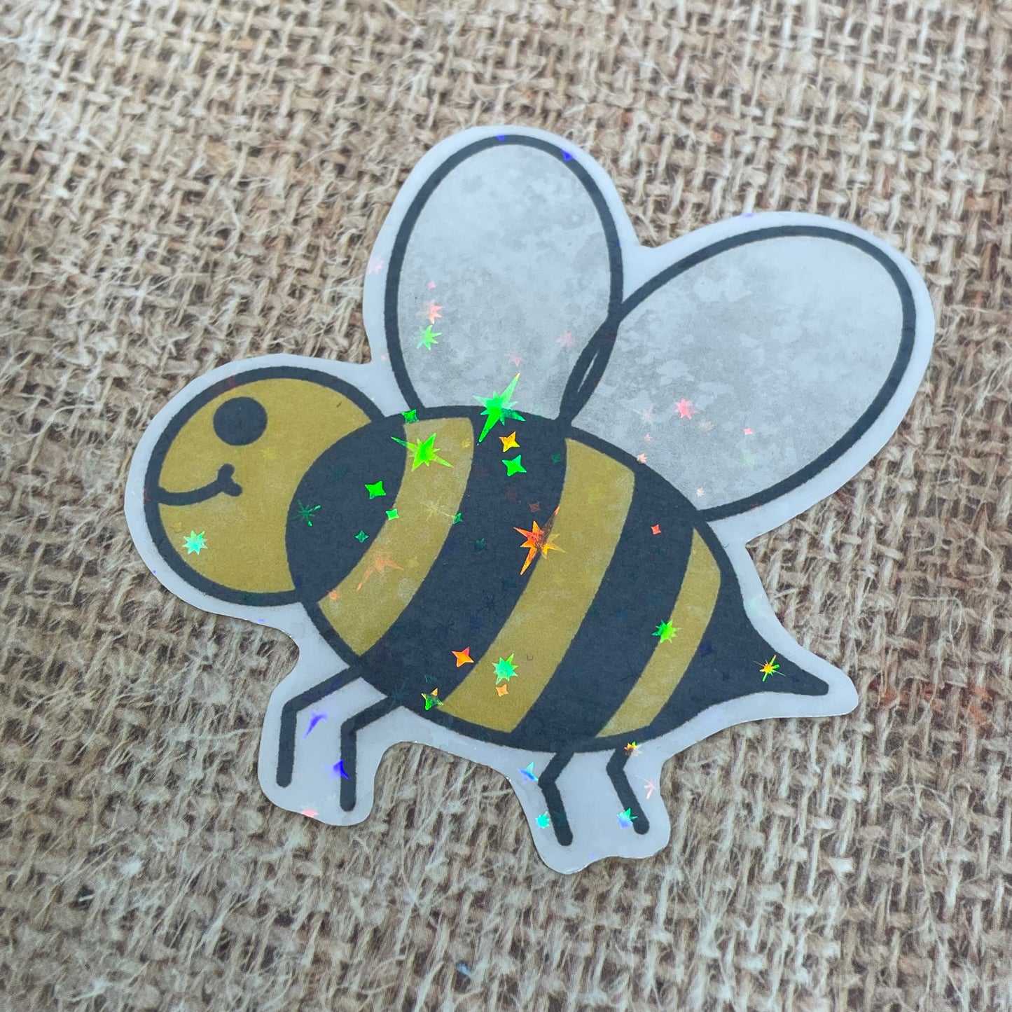 1 pc Large Bumblebee Holographic Stickers