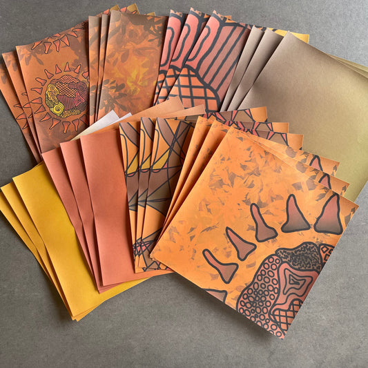 24 sheets Tribal Treasures 6x6 paper pad