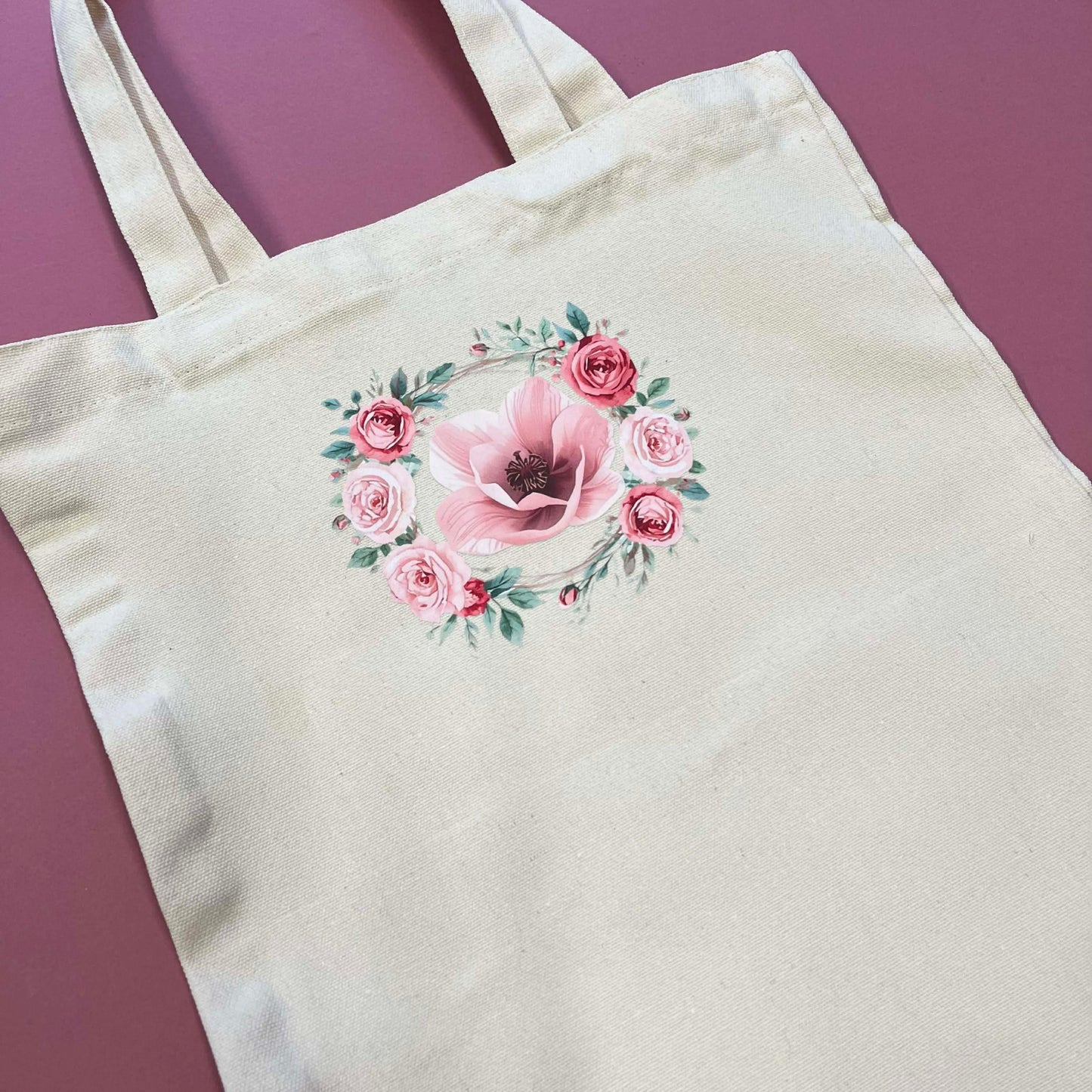Delicate Roses Tote Bag
