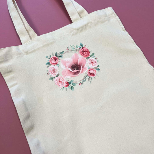 Delicate Roses Tote Bag