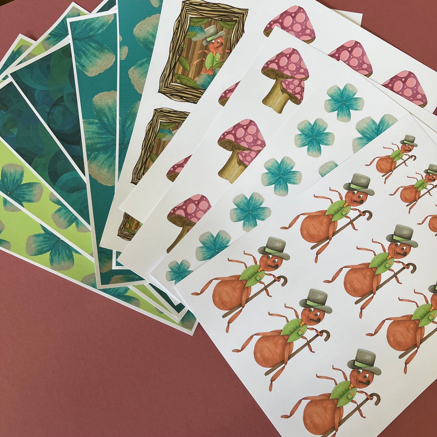 Anthony Ant Paper Collection with Cut Aparts PRINTED AND POSTED