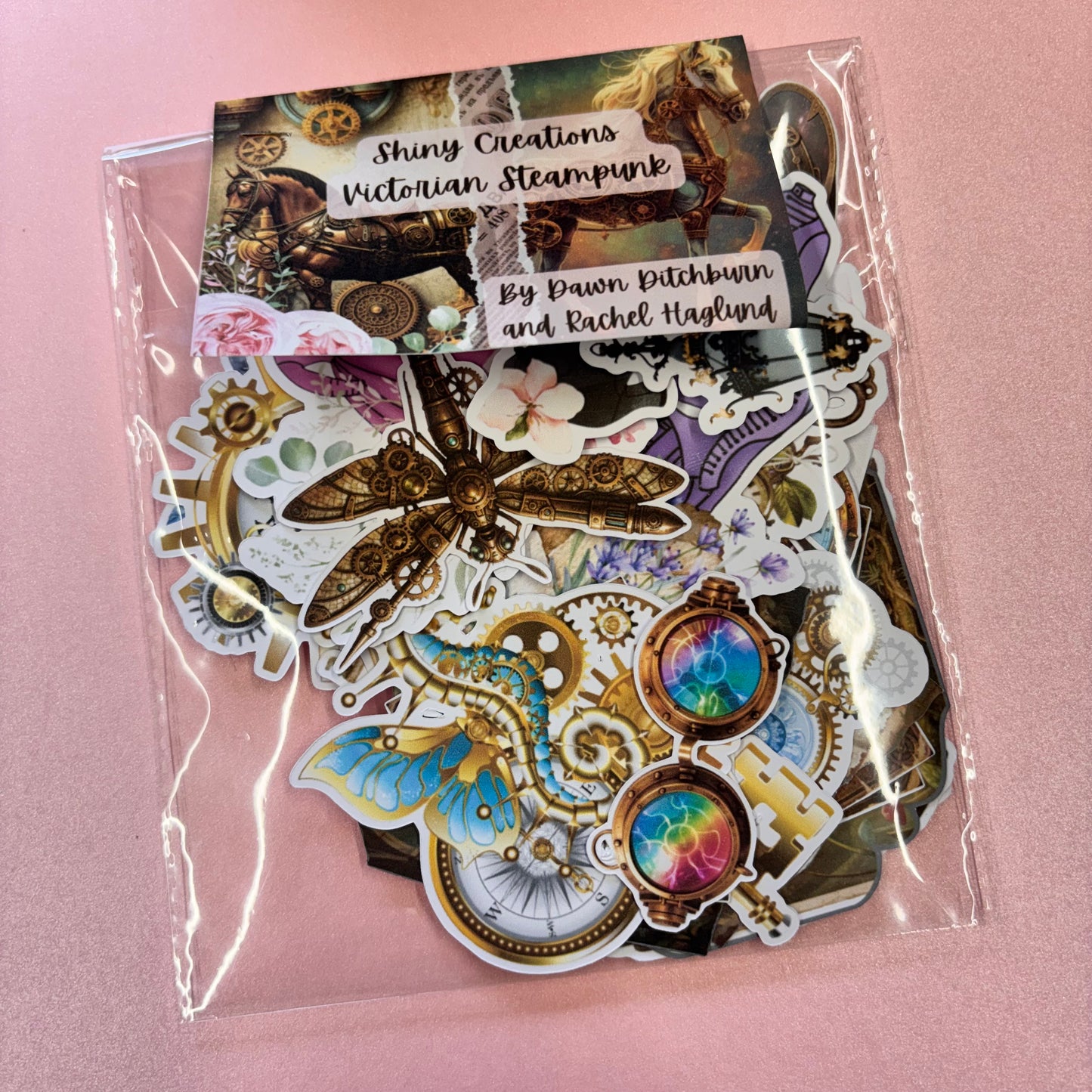 Victorian Steampunk Collage Book And Ephemera Bundle by Shiny Creation