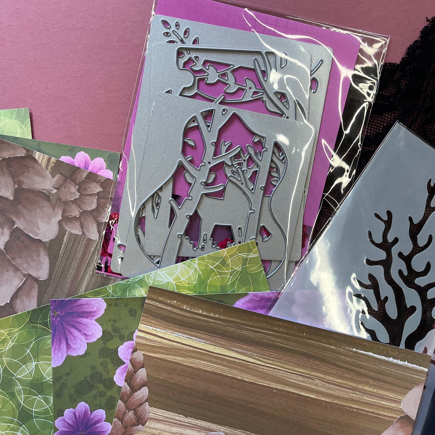 Tommy Turtle Mini Woodland Treasures Card Making Kit