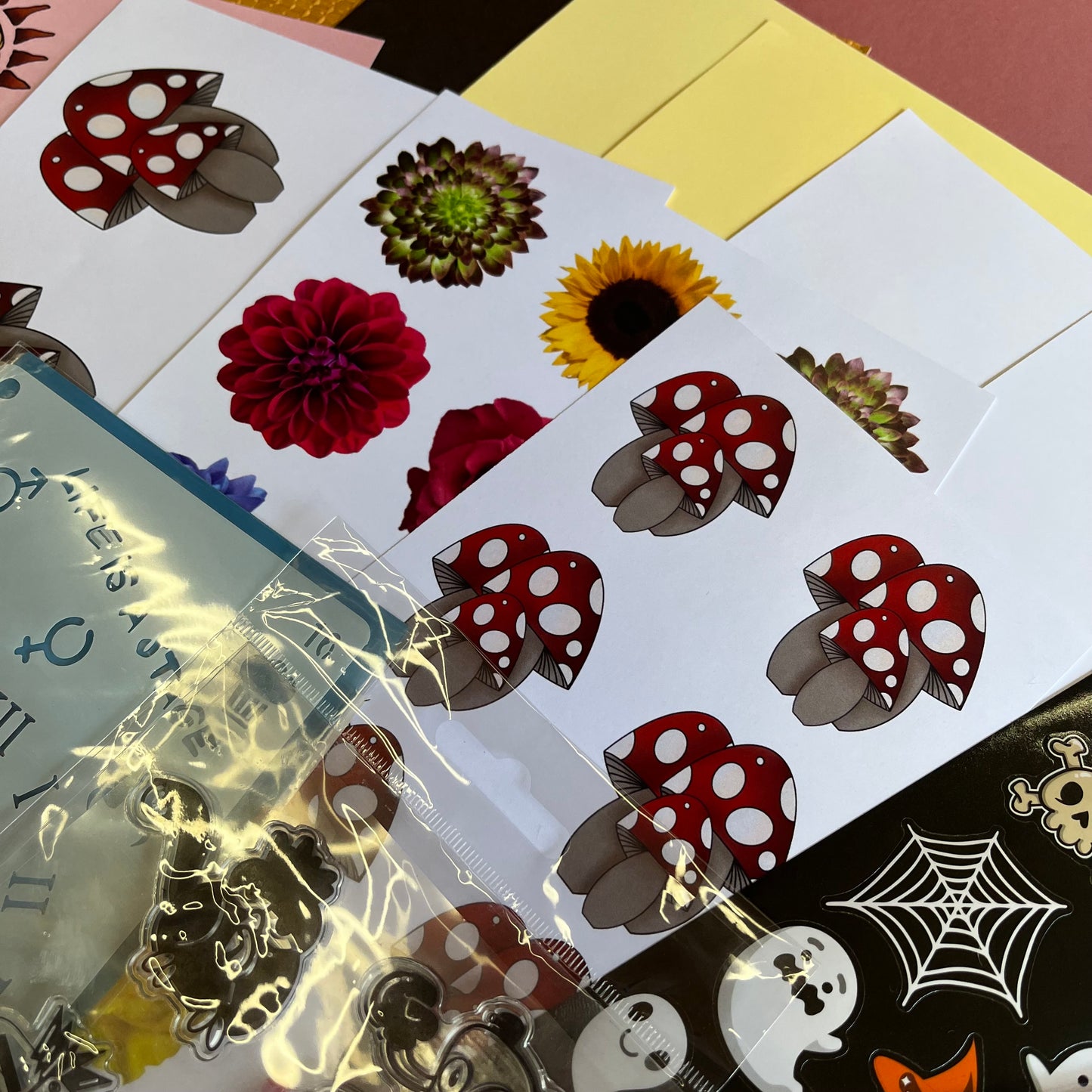 Halloween card making kit