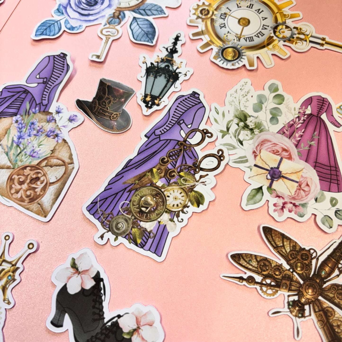 Victorian Steampunk 32pcs Ephemera by Shiny Creation
