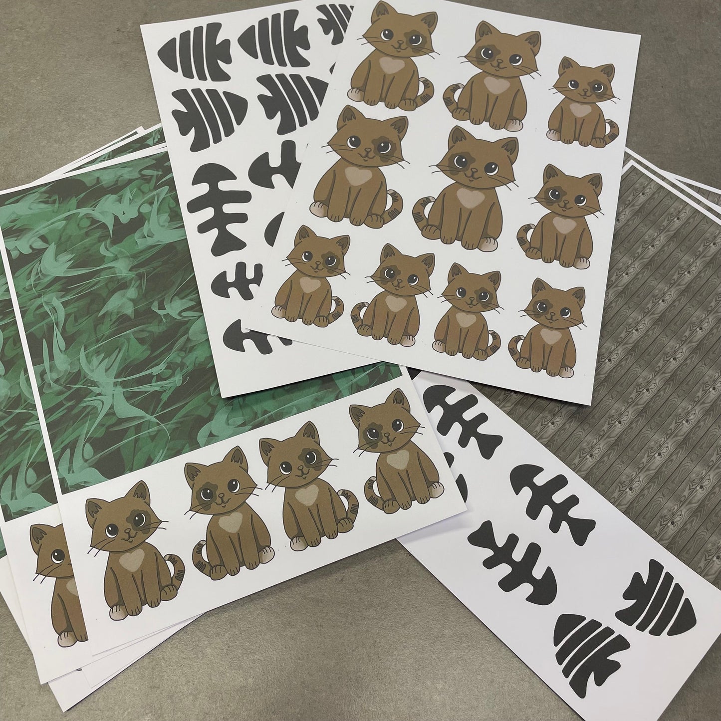 Casper The Cat Paper Collection printed and posted