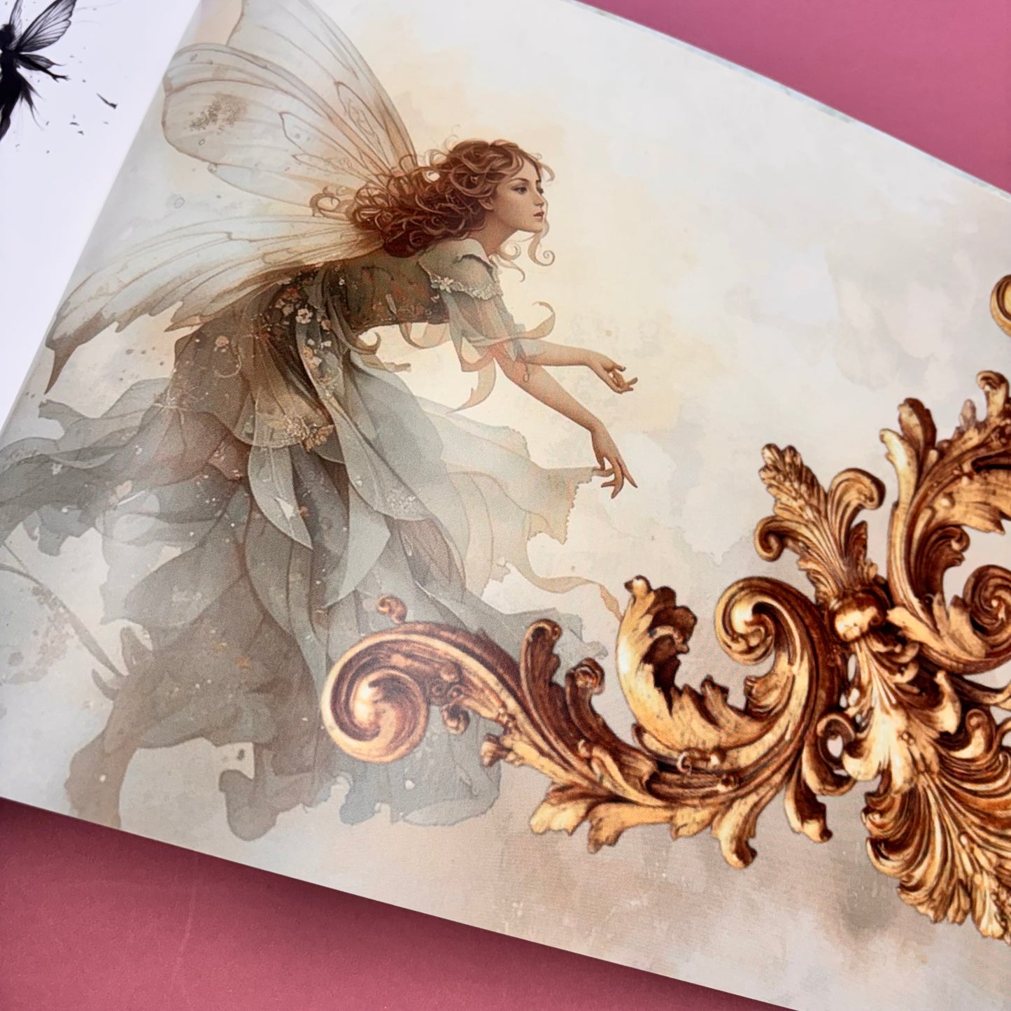 Fantasy Collage Book Ephemera and Sticker Bundle