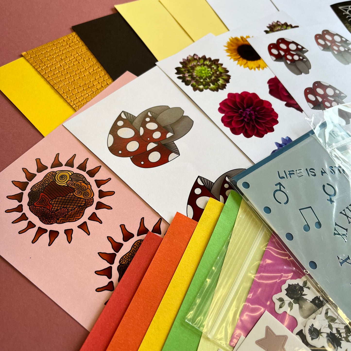 Halloween card making kit