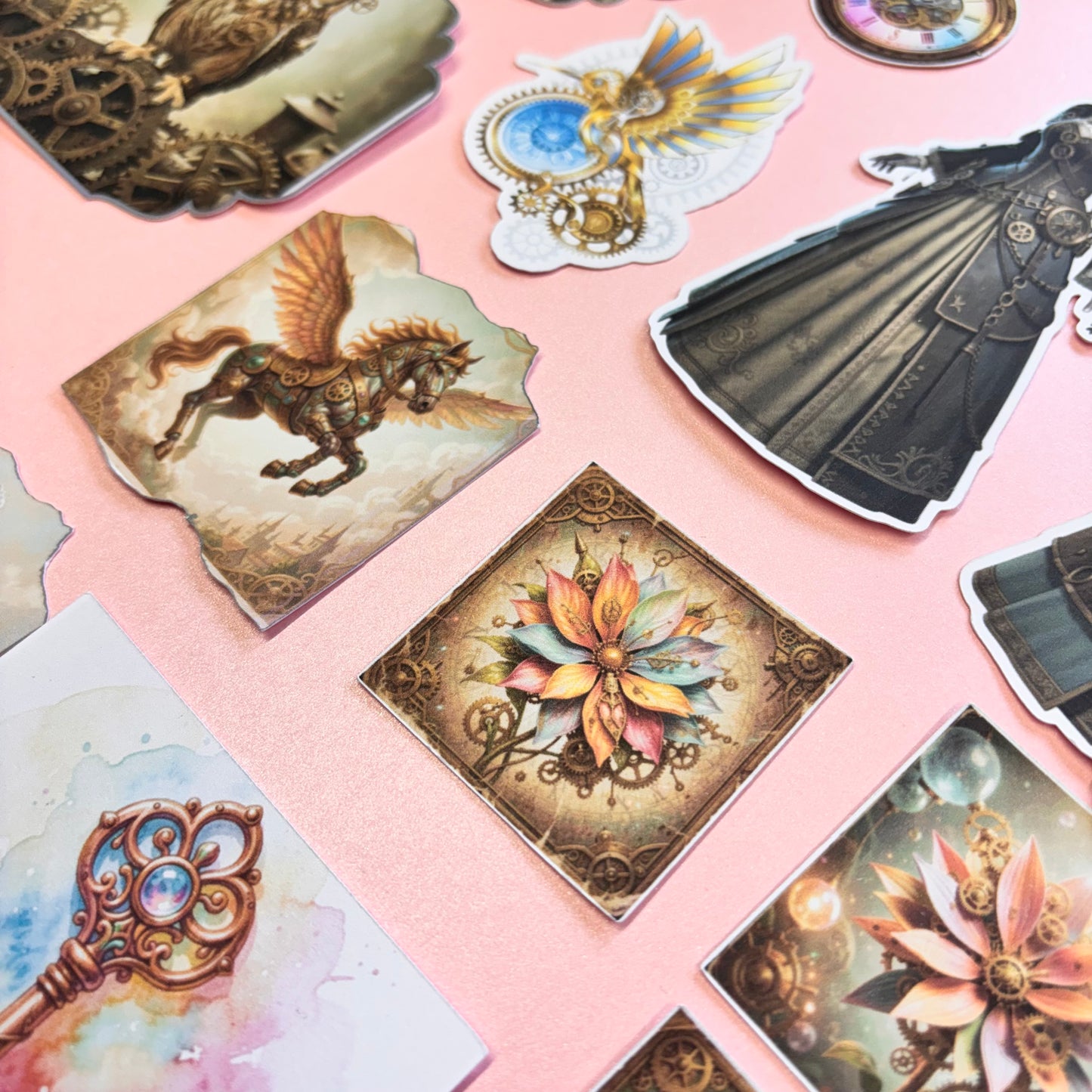 Victorian Steampunk 32pcs Ephemera by Shiny Creation