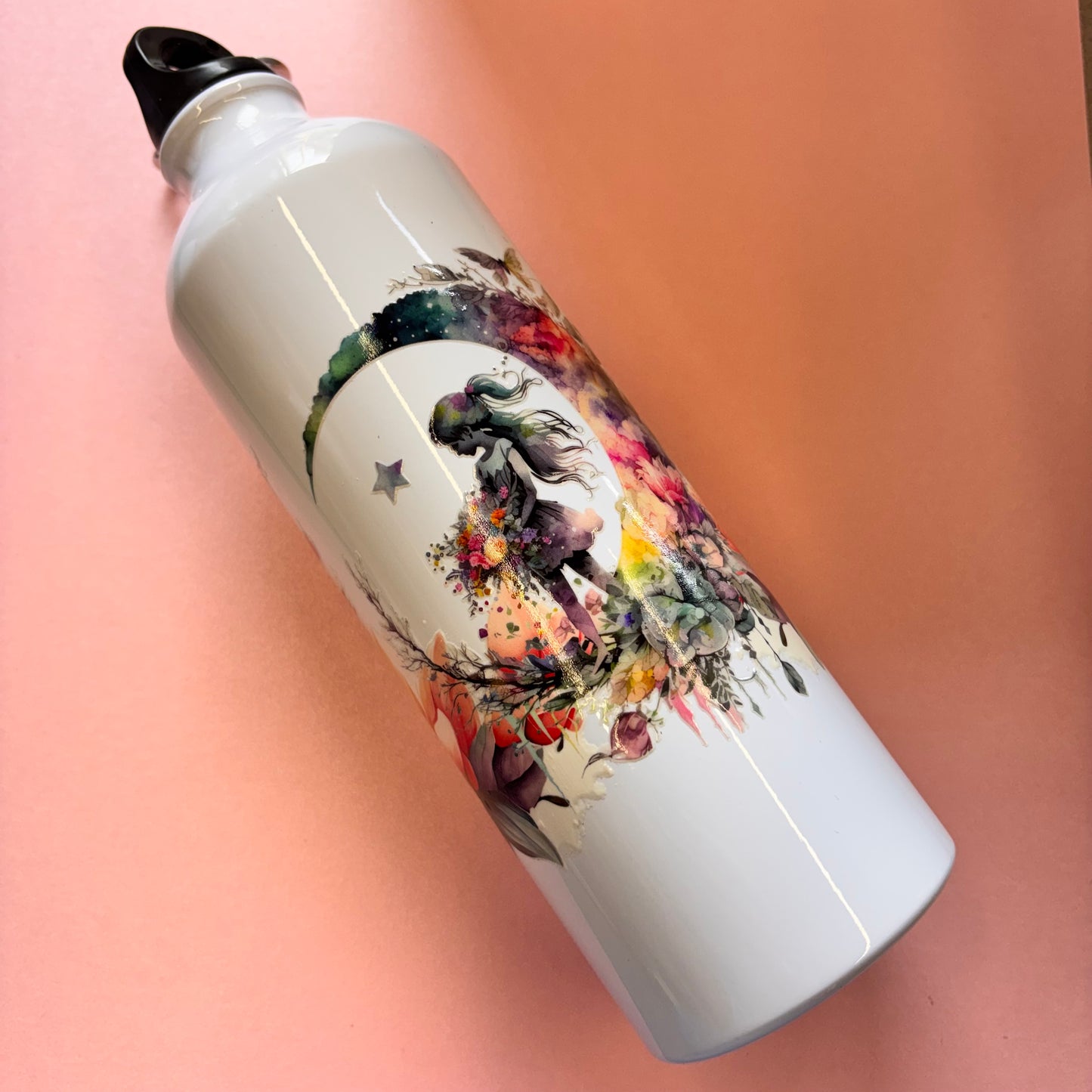 700ml Water bottle Moon Fairy Design