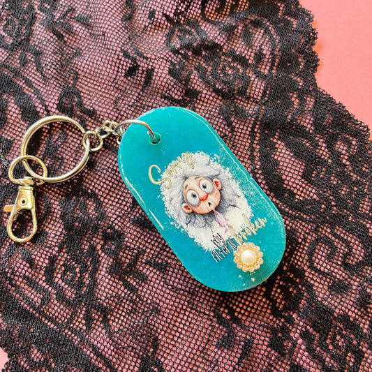 Large Sorry My Filter Is Broken Keyring