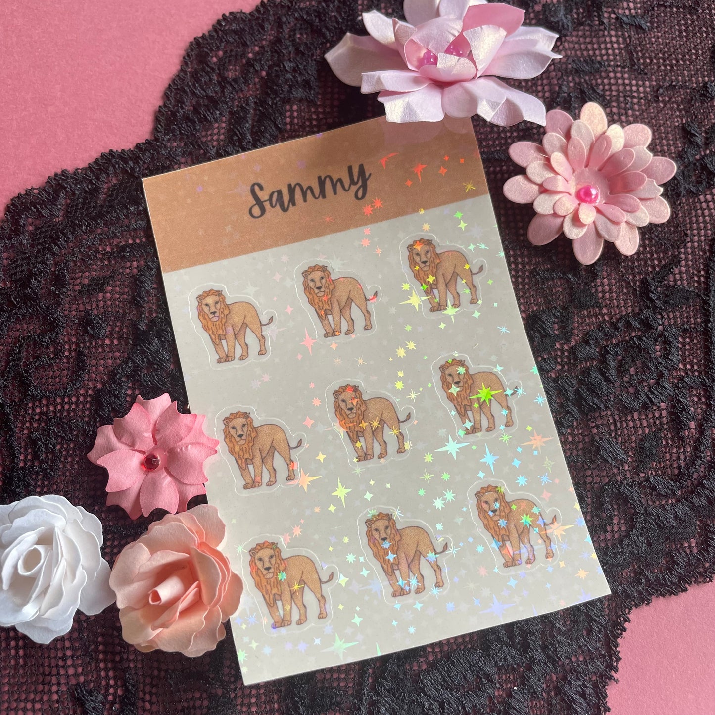 Limited Holographic Cutesy treasures Sticker Sheet