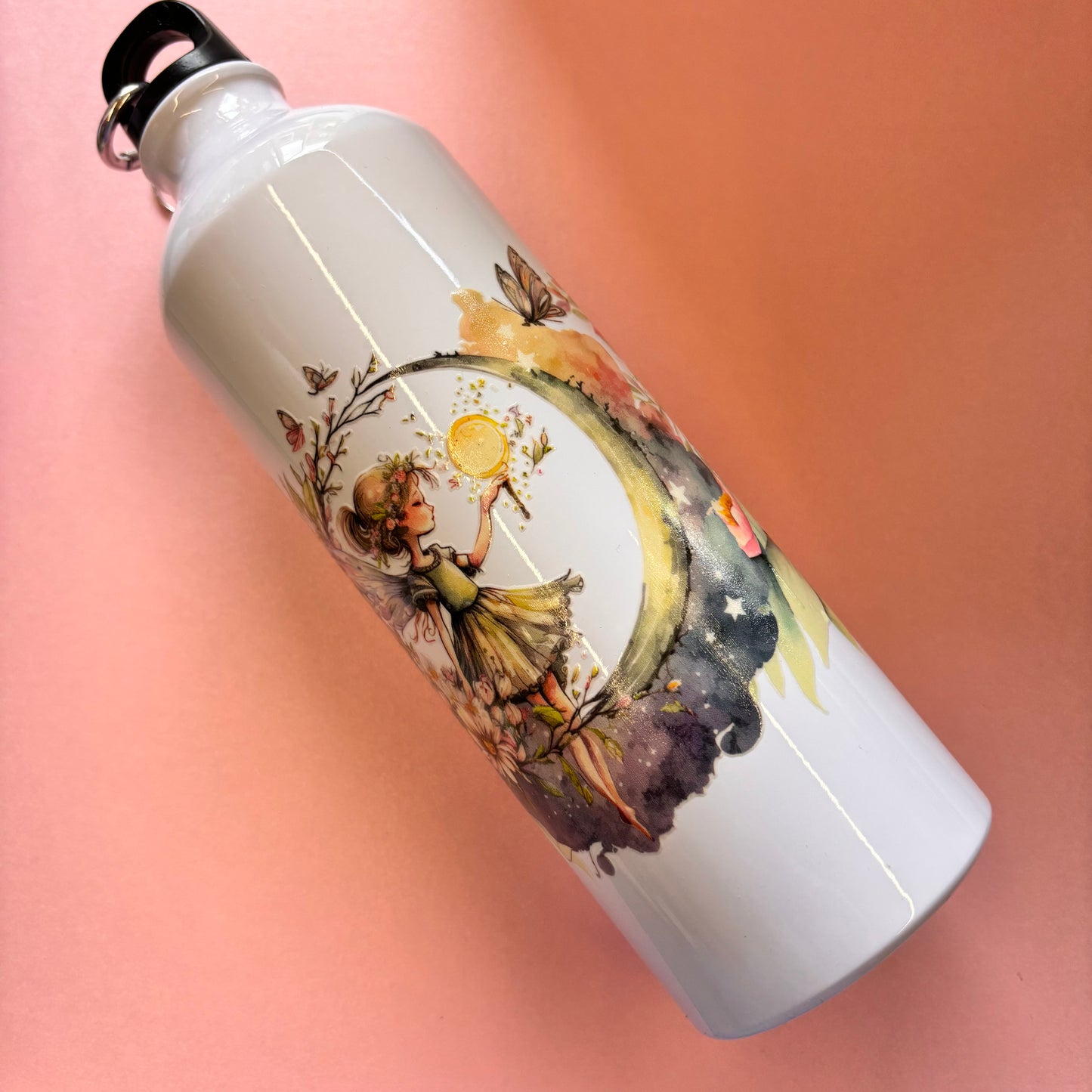 700ml Water bottle Green Fairy Design