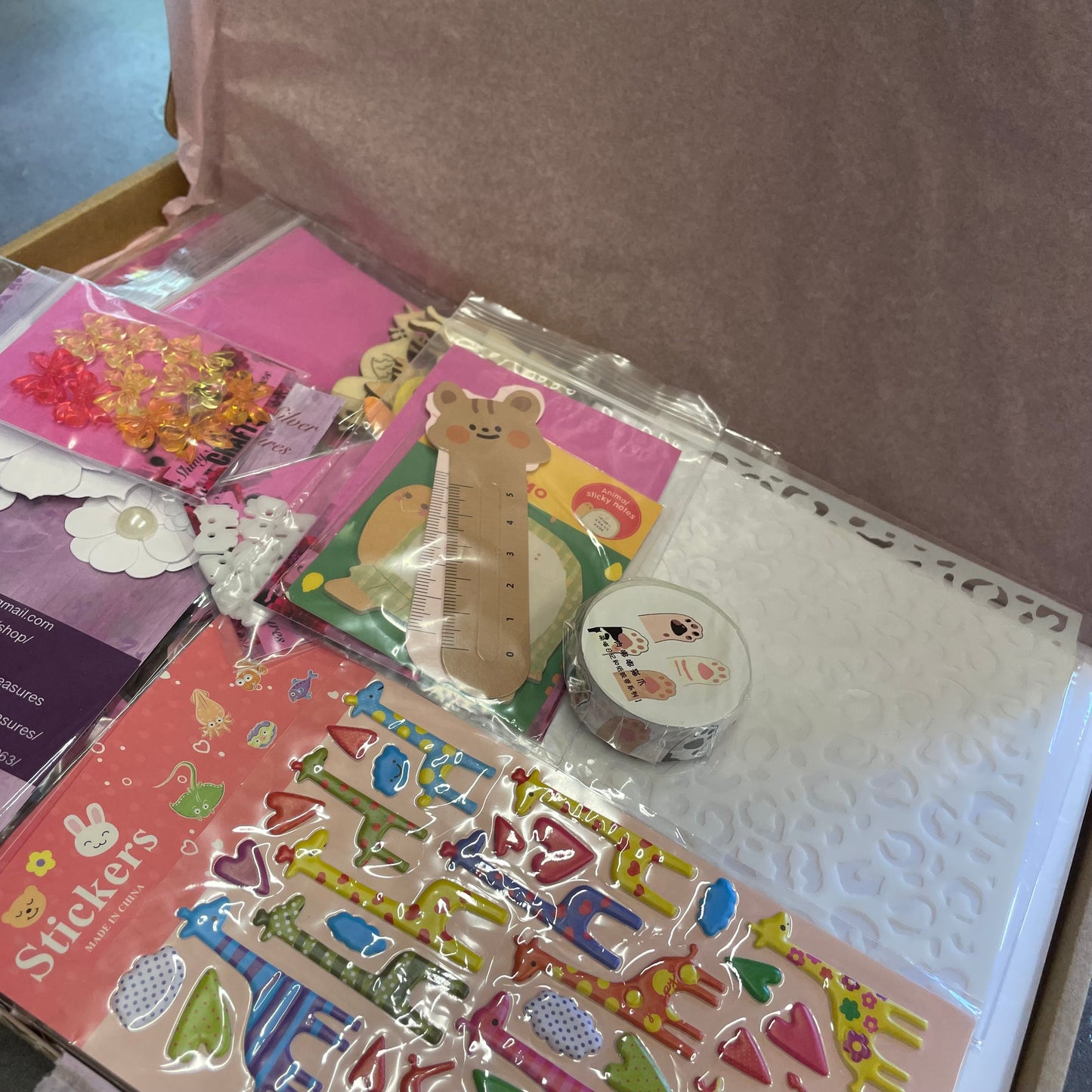 Cutesy Treasures card making kit