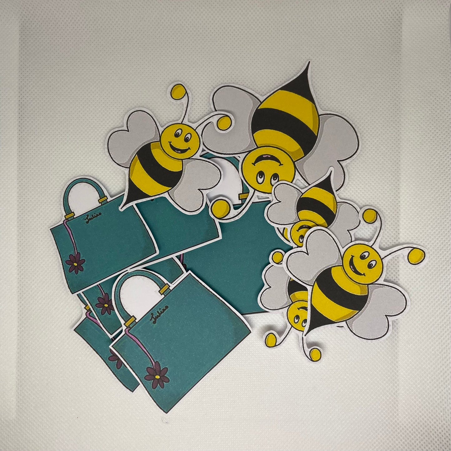 11 pcs Julia the Bumblebee ephemera pack