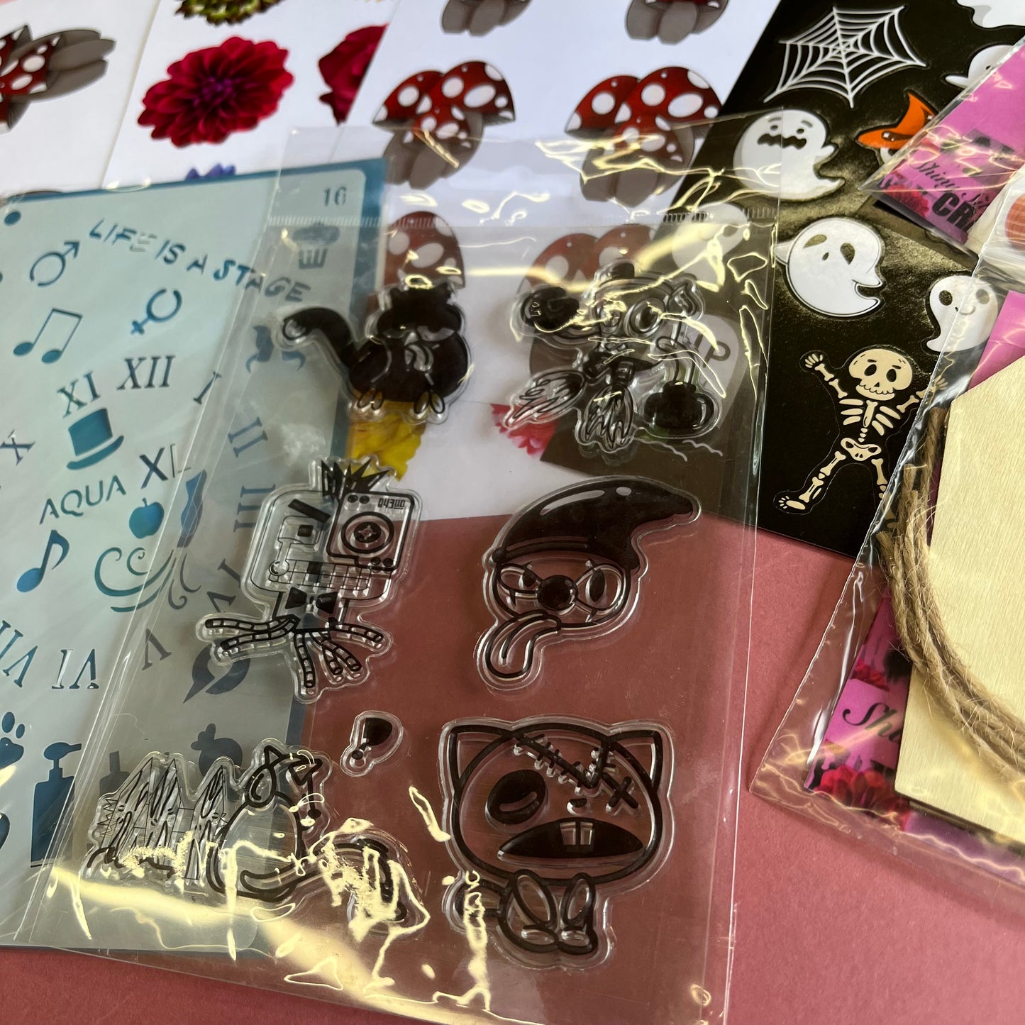 Halloween card making kit