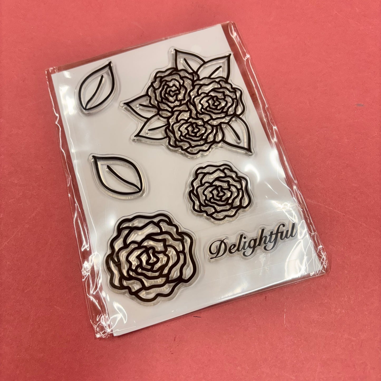Delicate Roses A6 Stamp Set