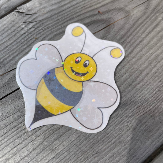 1 pc Julia the Bumblebee Holographic Stickers