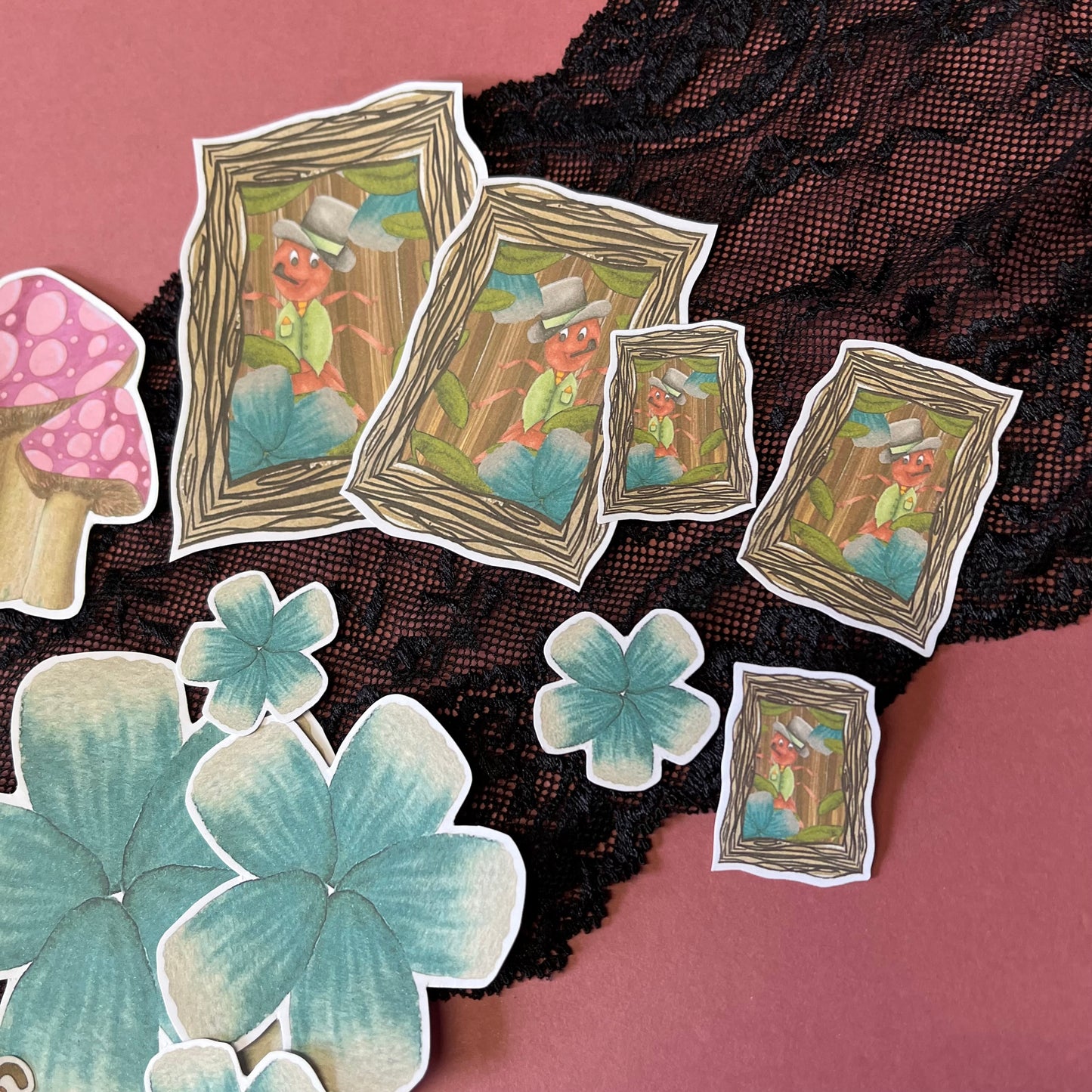 Anthony the Ant 17 pcs Ephemera Pack