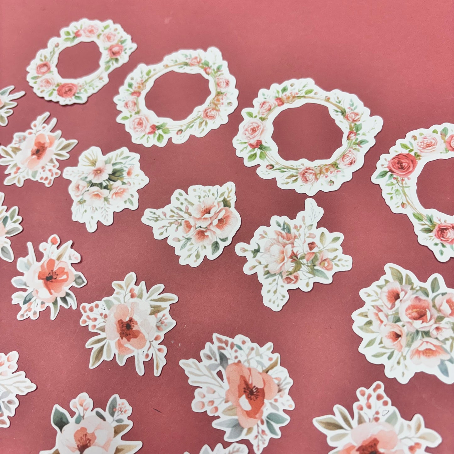 Delicate Rose 56 pcs Ephemera Pack