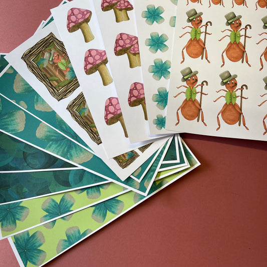 Anthony Ant Paper Collection with Cut Aparts PRINTED AND POSTED