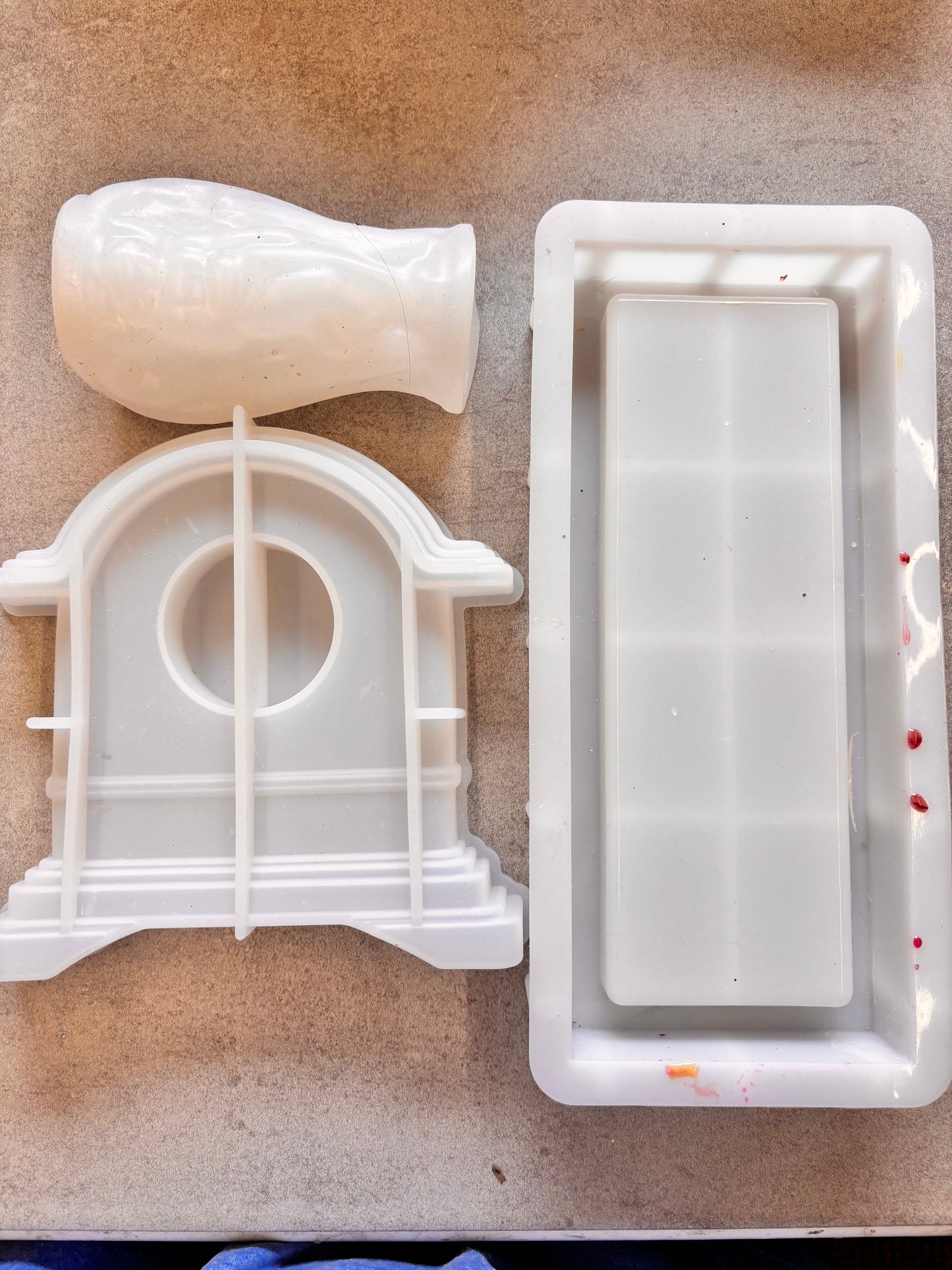 Collection of 3 Resin Molds lot 8