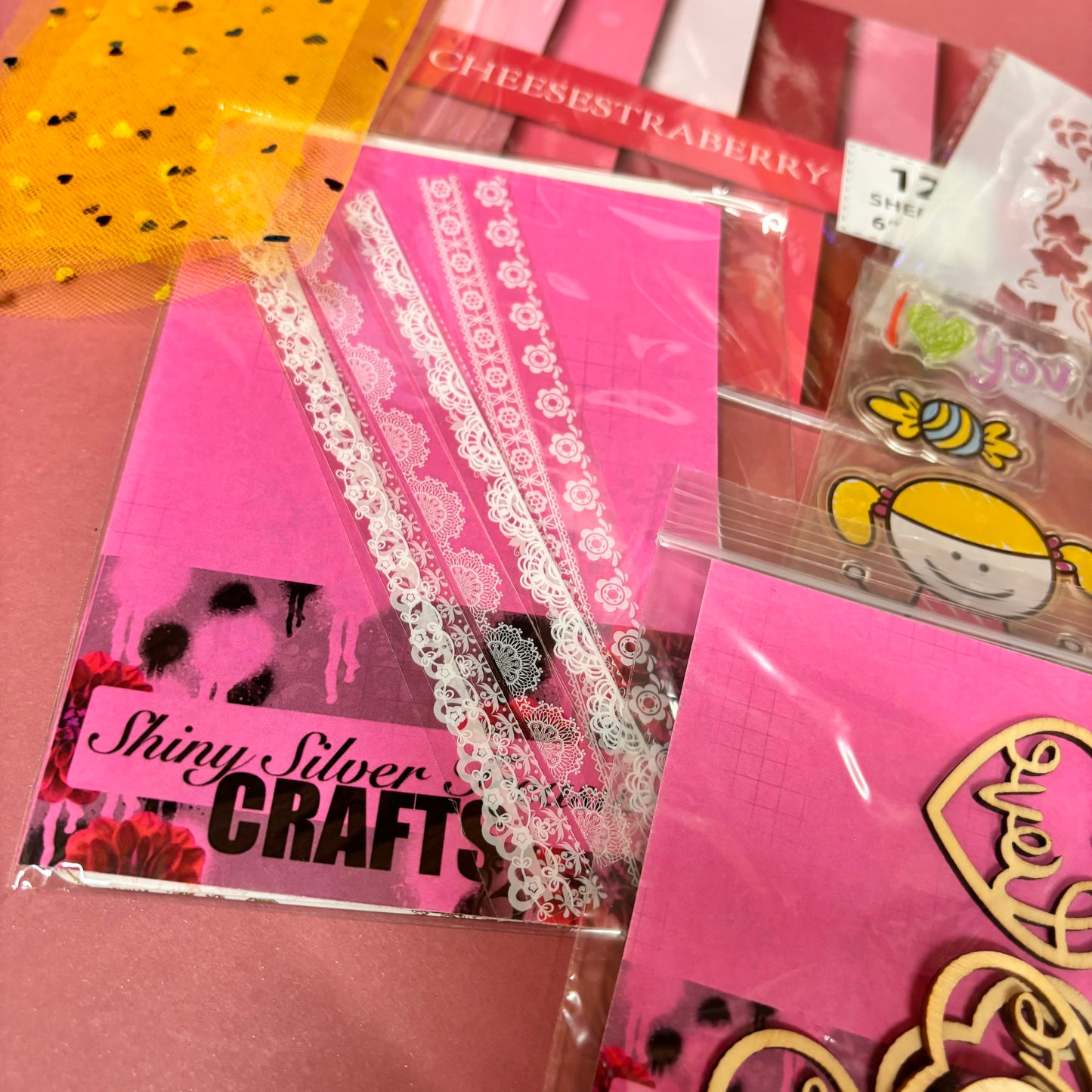 I love you card making kit