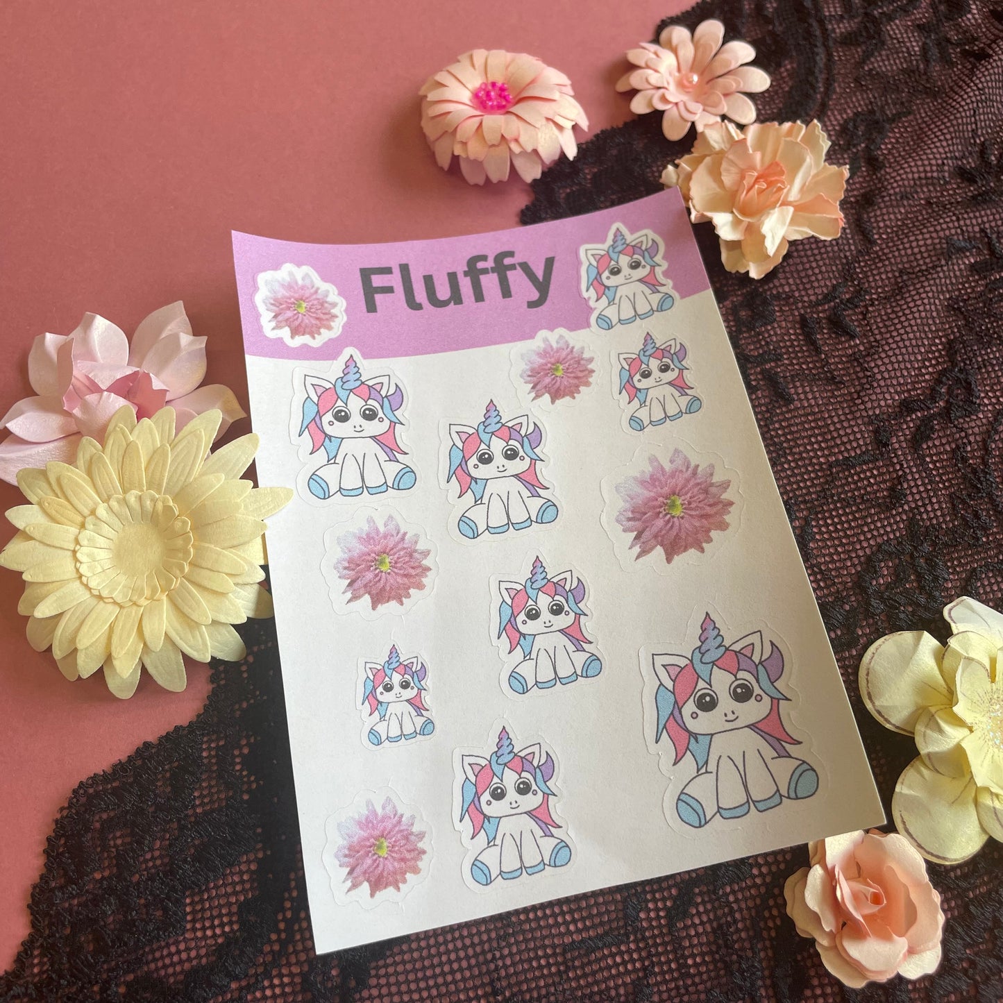 Cutesy treasures Sticker Sheet