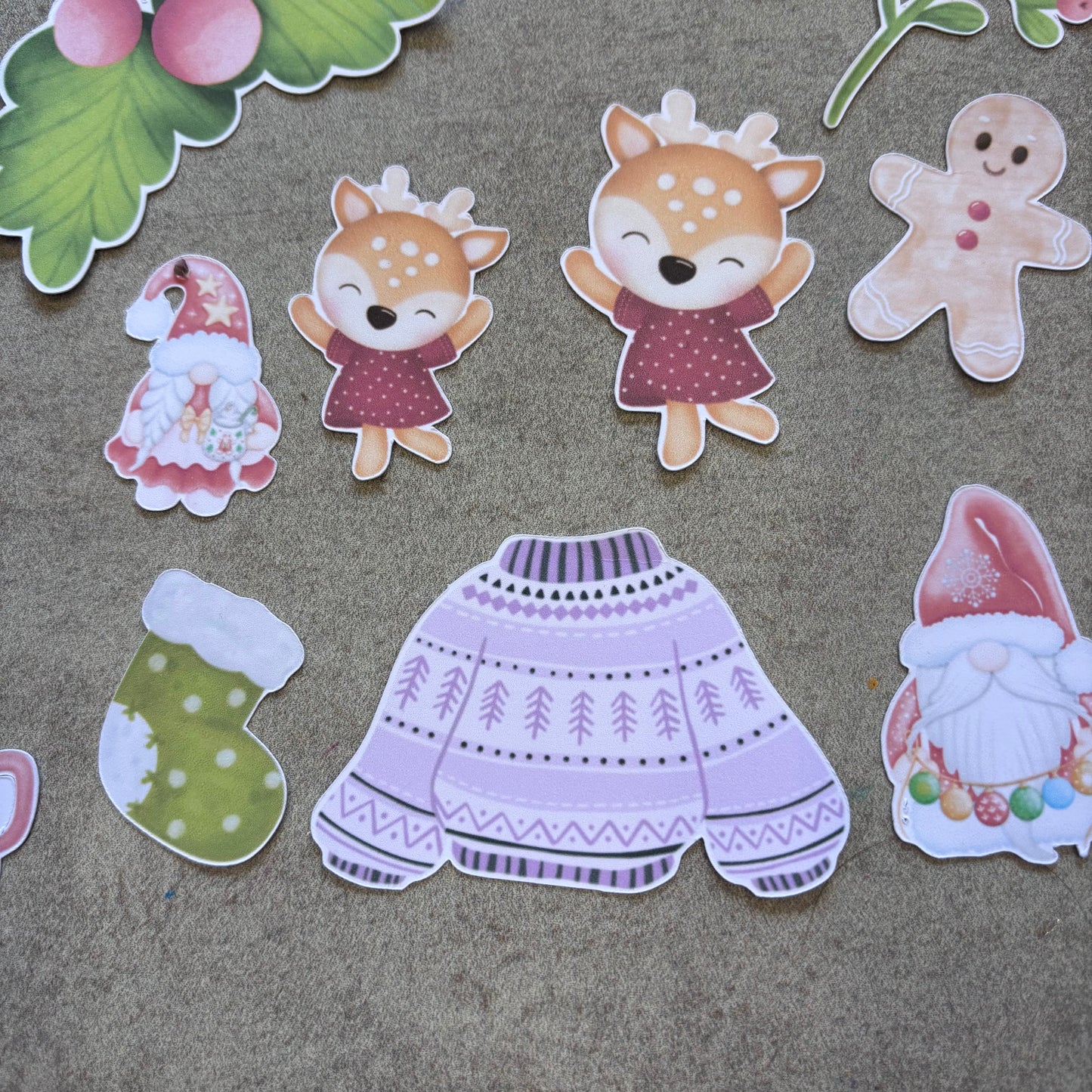 18 pcs Christmas Ephemera Pack