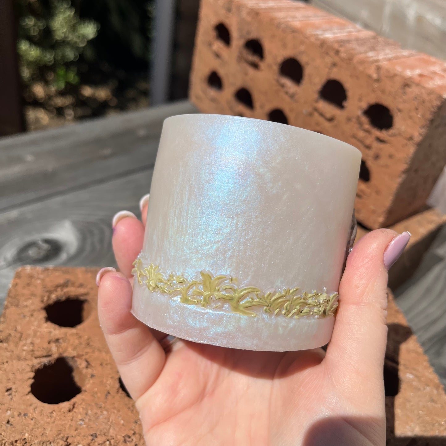 Elephant Scene 3d Resin Pot Made To Order