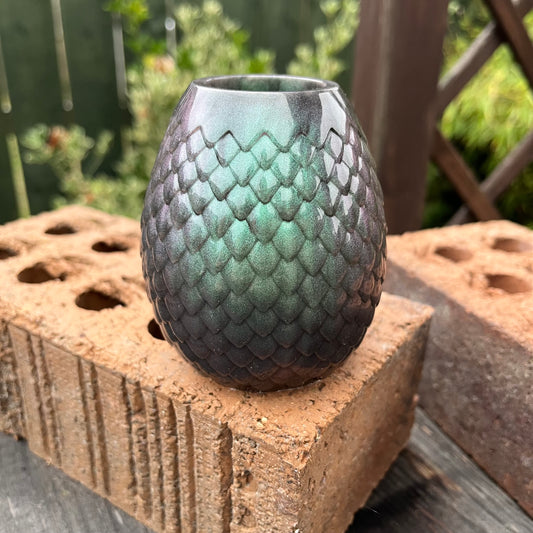 Green Dragon Scale Vase Made to Order