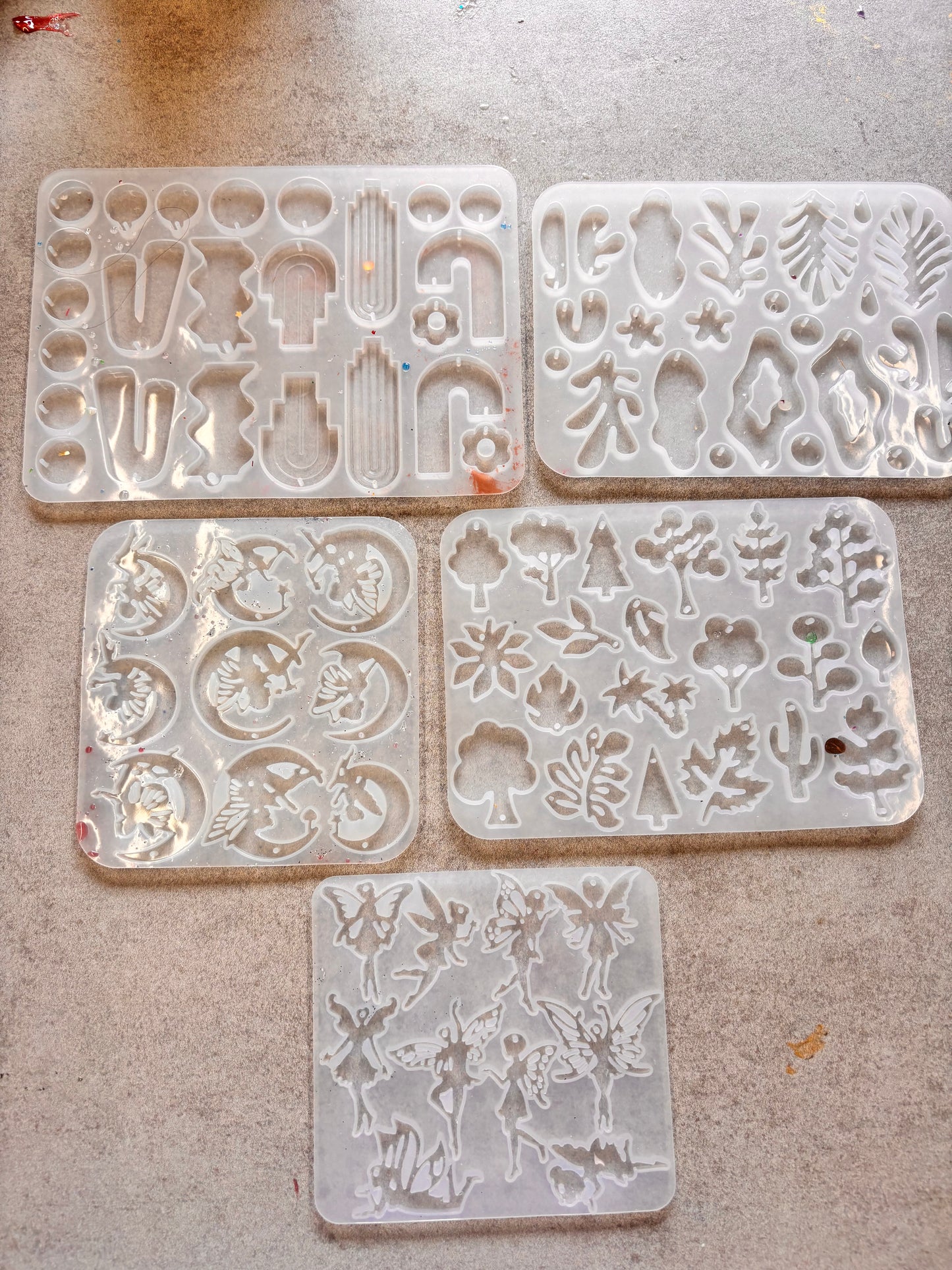 Collection of Resin Molds Lot 13