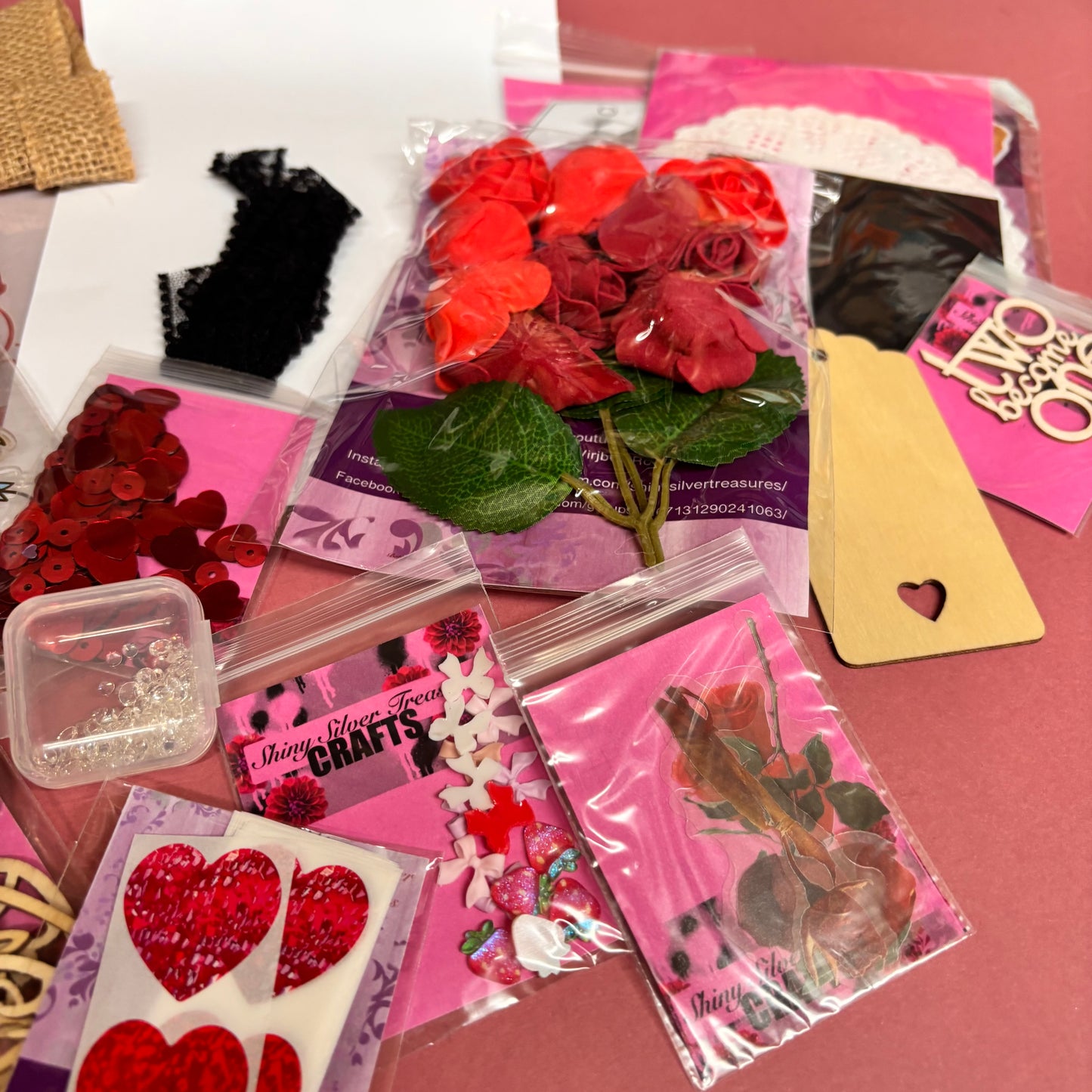 I love you card making kit