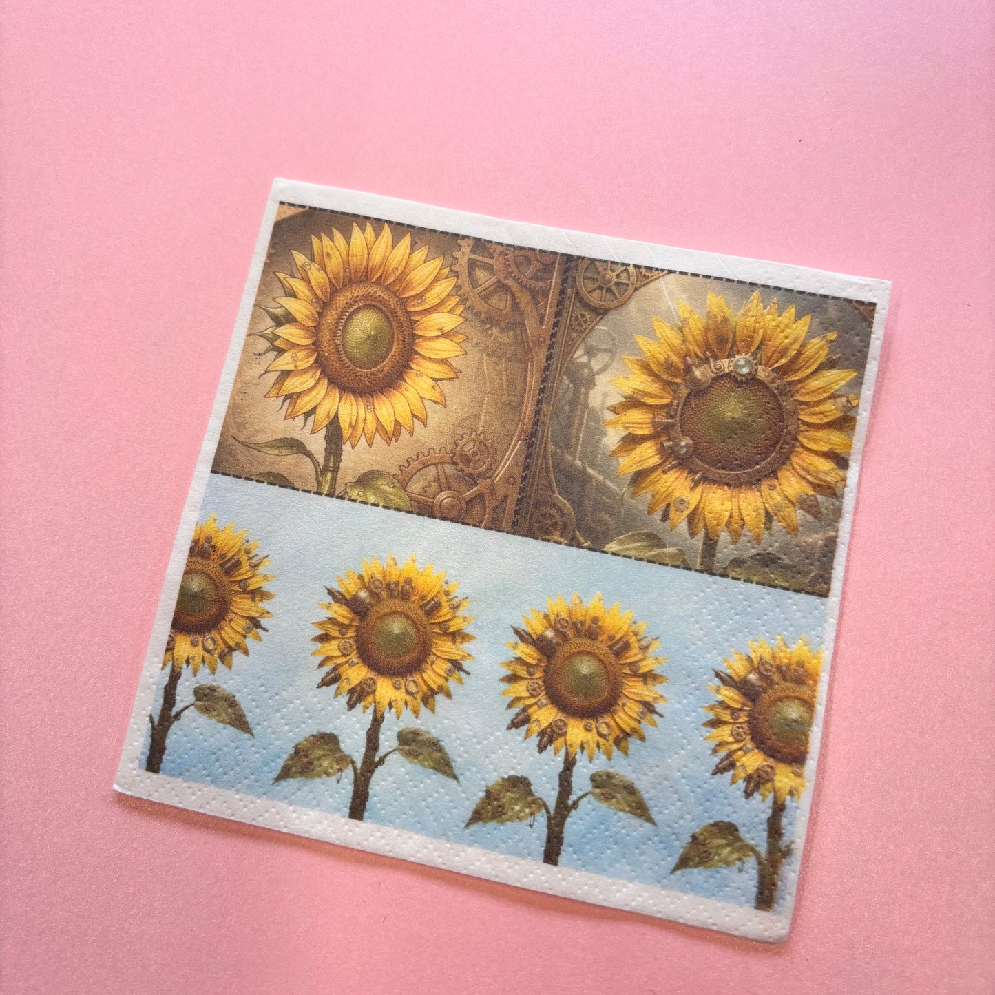 Victorian Steampunk 8pcs Napkins by Shiny Creation