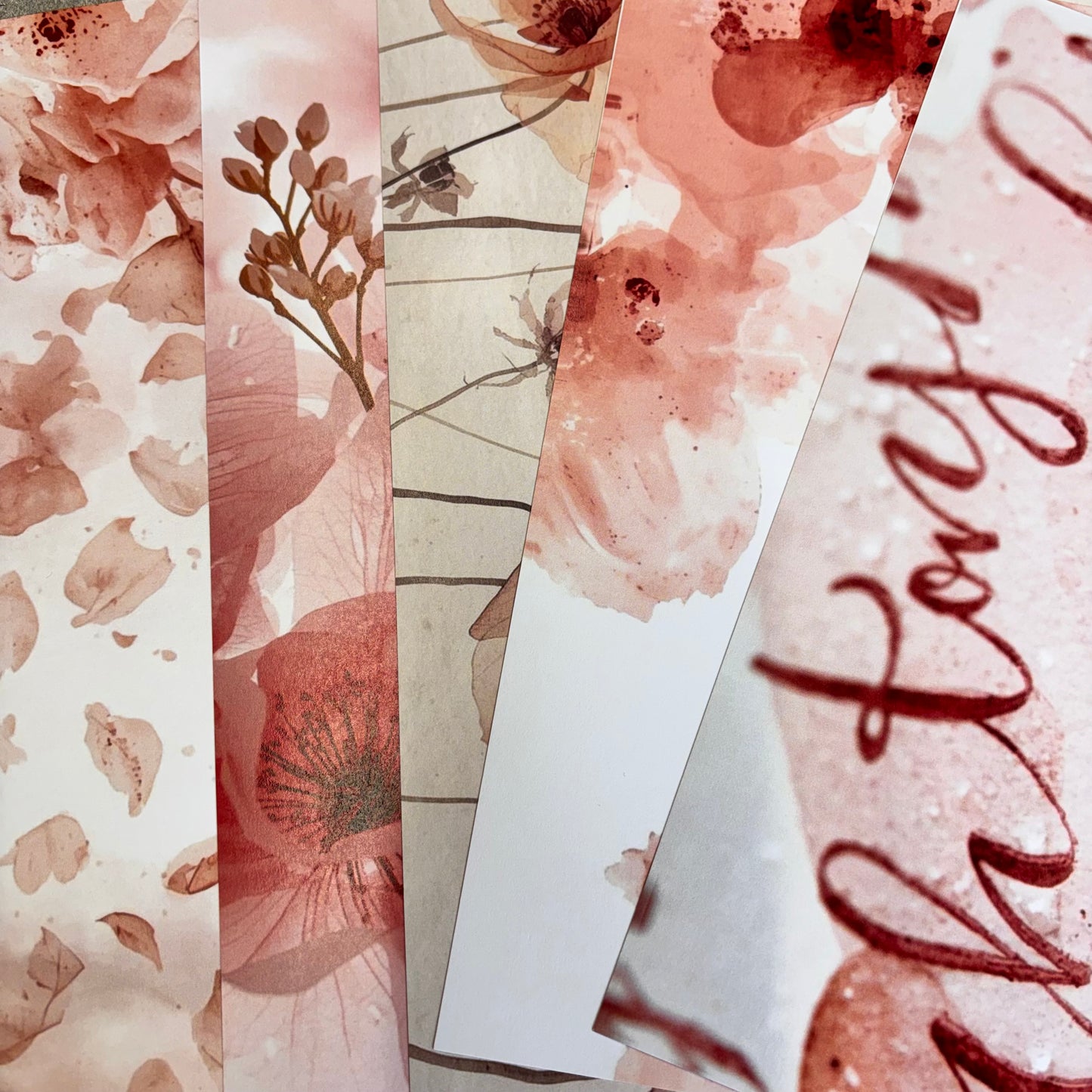 Delicate Rose Whole collection  Paper Pad 21 Sheets
