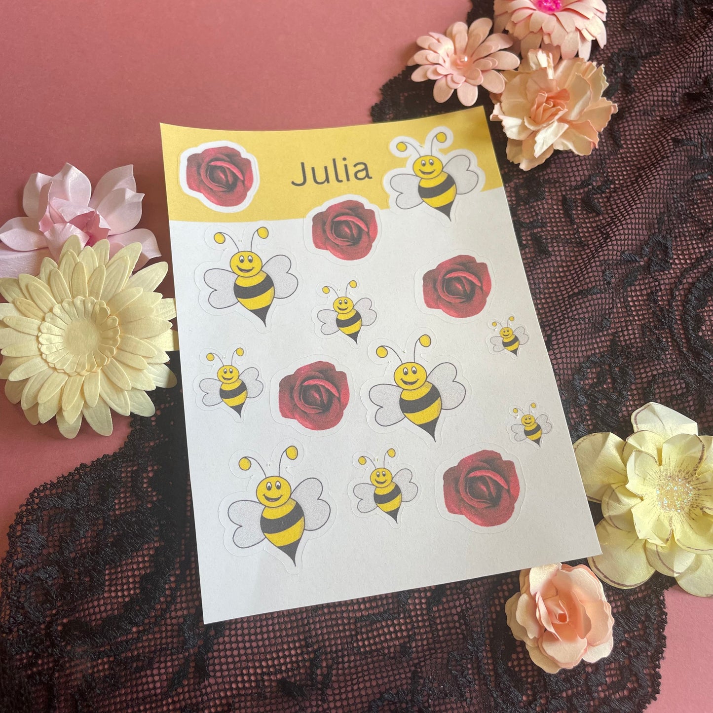 Cutesy treasures Sticker Sheet