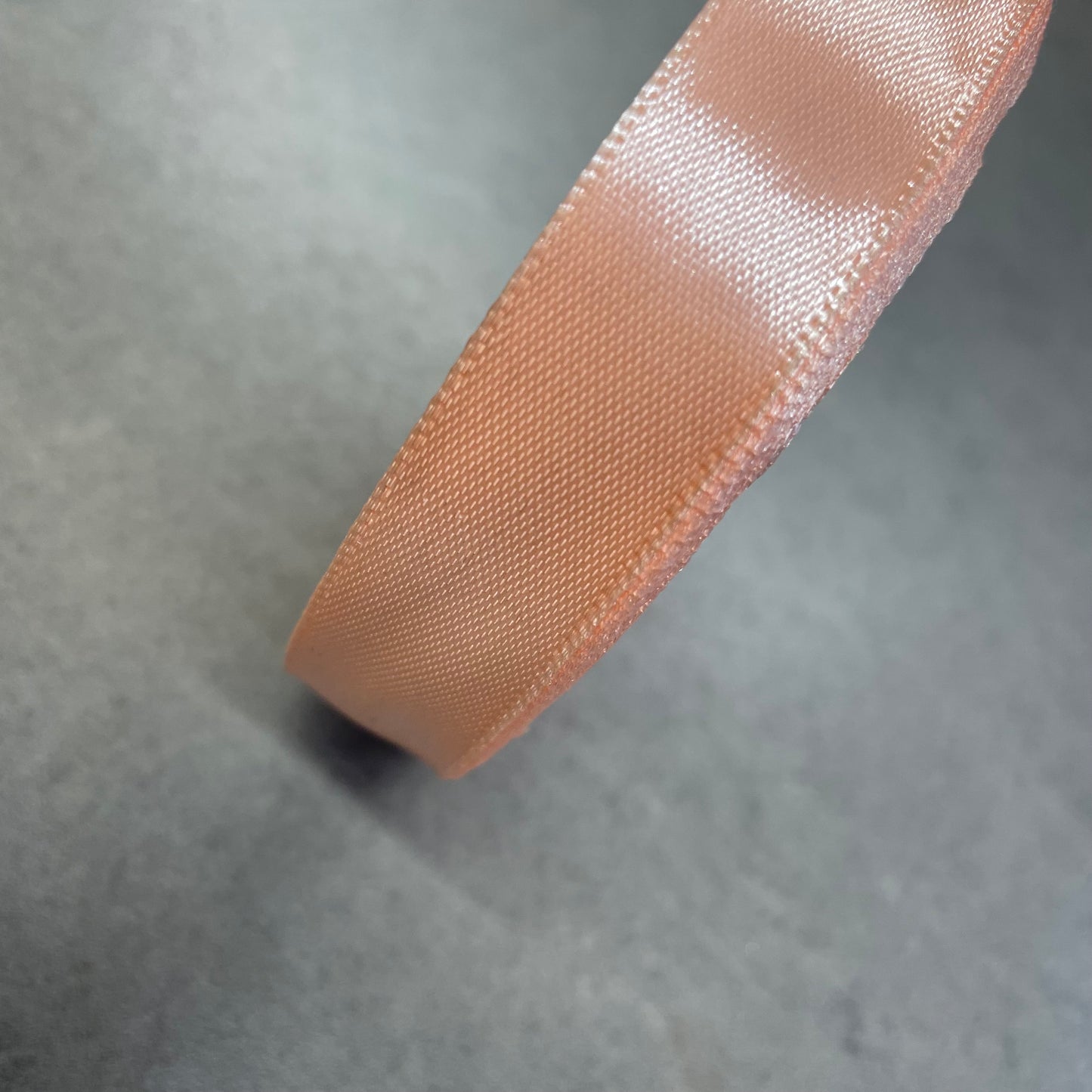 16mm peach satin Ribbon 22m Roll