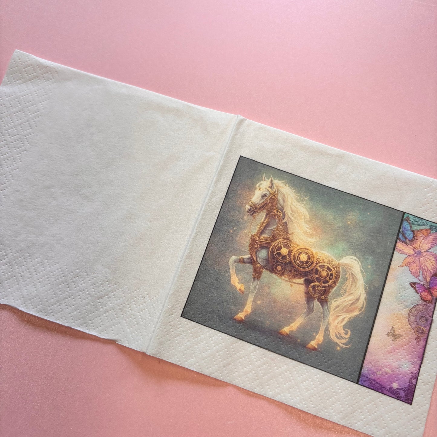 Victorian Steampunk 8pcs Napkins by Shiny Creation