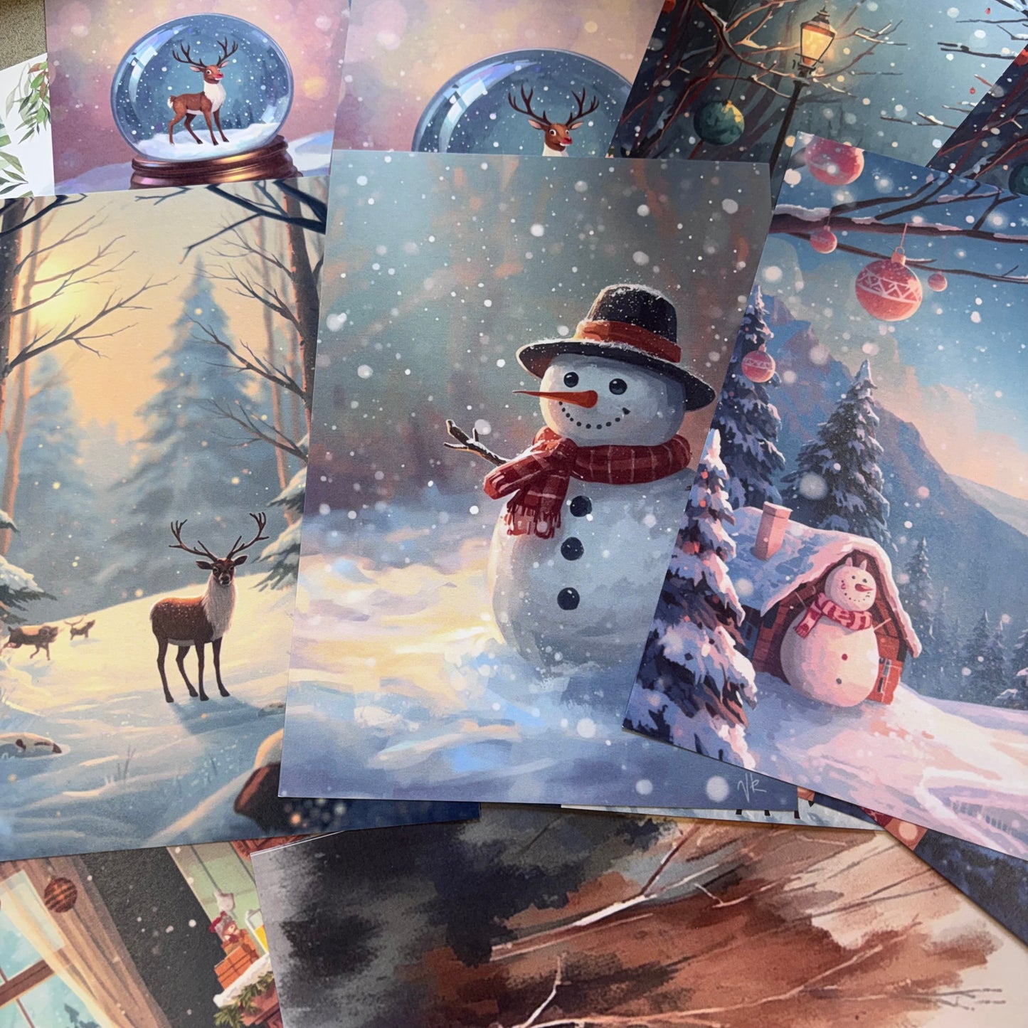 A Blue Christmas Paper Pad