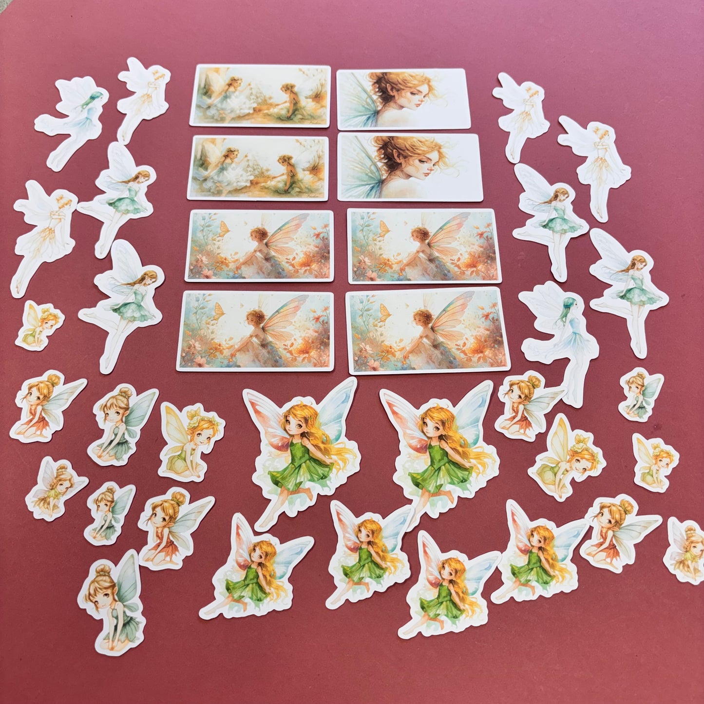 Enchanted Fairies 38 pcs Ephemera Pack