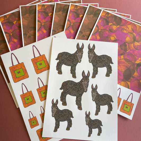 Douglas The Donkey Paper pack Printed and Posted